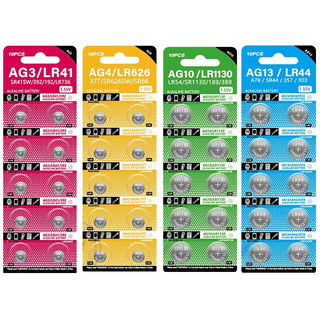  VĨ 10 VIÊN Pin Cúc Áo AG3 / AG4 / AG10 / AG13 Chuyên Dùng Trong Các Thiết Bị Điện Tử Đồng Hồ đồ chơi..