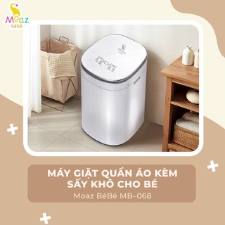 Máy giặt quần áo kèm sấy khô cho bé Moaz bebe MB068