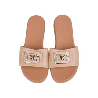 [HCM] Dép Xẹp Hạnh Dung HD04877AD ( Màu Đen - Kem )