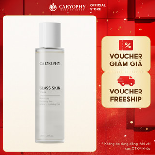 Nước cân bằng dưỡng sáng cấp ẩm Caryophy Glass Skin Toner 120ml