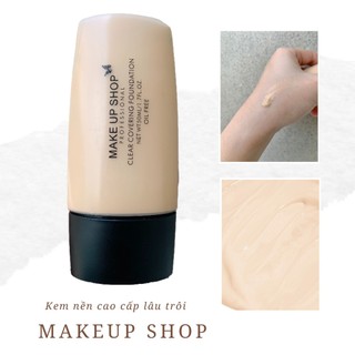 [Chính hãng] Kem Nền Che Khuyết Điểm Make Up Shop Clear Covering Foundation 50ml