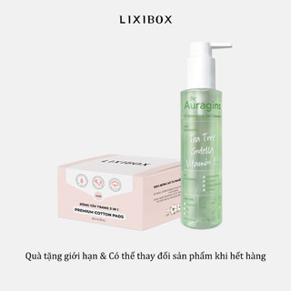  Combo Gel rửa mặt The Auragins và Bông Tẩy Trang Lixibox