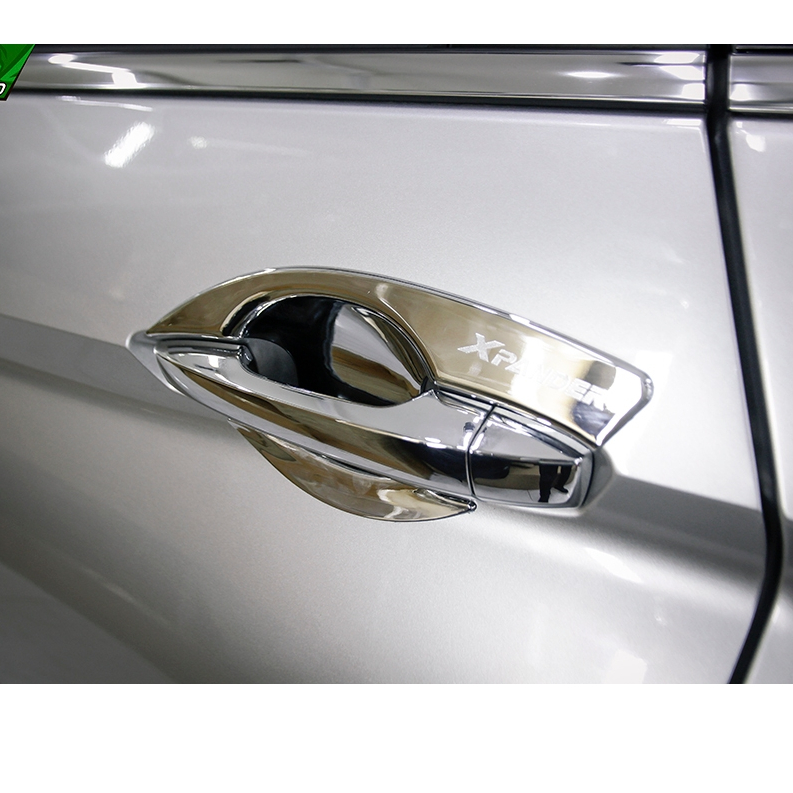 Ốp tay hõm cửa xe Xpander 2018 đến 2023 mạ crom sáng đẹp trang trí tay cửa xe