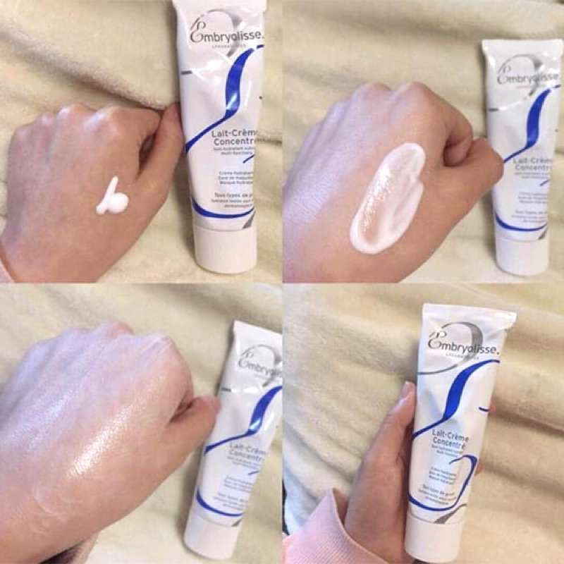 Kem dưỡng ẩm, Sáng Bóng, Siêu phục hồi da Embryolisse Lait Creme Concentre 75ml mẫu cũ và mới
