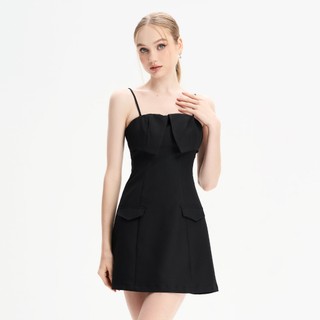MAYBI Đầm mini ôm pho xéo phối vạt kiểu