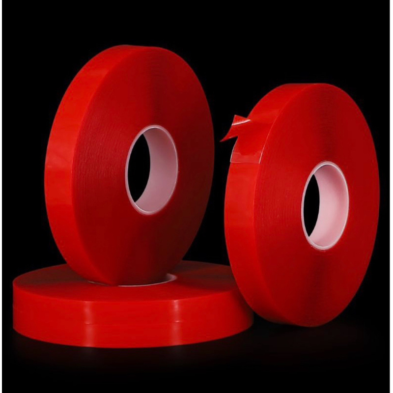 Băng keo trong suốt dán 2 mặt chất liệu Acrylic siêu dính bám siêu chắc chắn