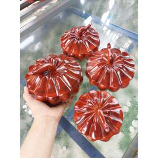 Khay mứt,đựng bánh kẹo,hạt dưa ngày tết quả bí ngô gỗ tràm 3 size mini