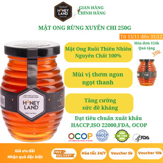 Mật ong rừng nguyên chất hoa Xuyến Chi HONEYLAND 250g