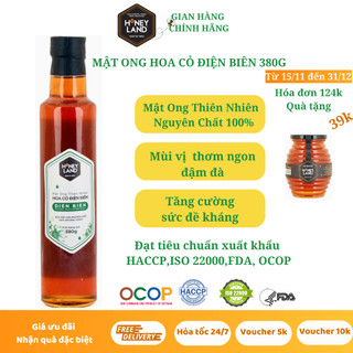 Mật ong hoa cỏ điện biên honeyland 380g