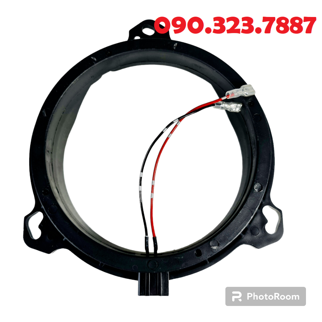 Đế đệm loa / Dưỡng loa cánh loại tròn cho dòng xe Toyota - Nissan, liền giắc zin - loại dày, hàng đẹp. 02 cái