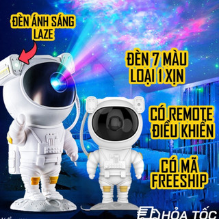 Đèn phi hành gia galaxy chiếu sao thiên hà trang trí phòng làm việc, phòng ngủ có ánh sáng laze cực ngầu - hottrend 2023