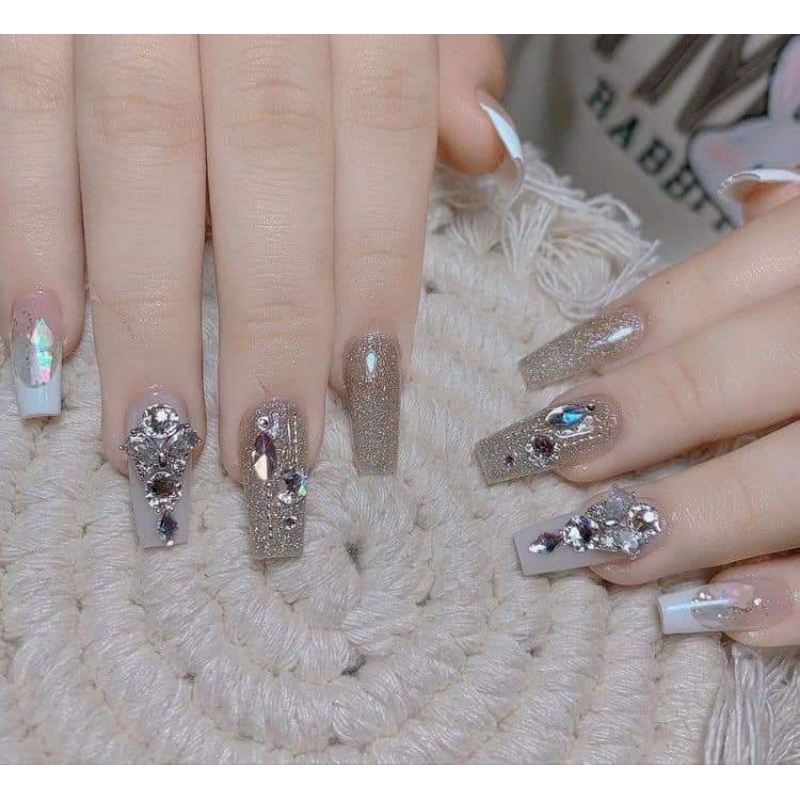 Keo mini dán nailbox,móng giả tuýp nhỏ 2g ,sét 10 lọ