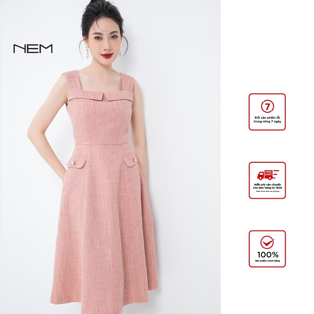 Đầm không tay thiết kế cao cấp NEM Fashion 09592 giá tốt