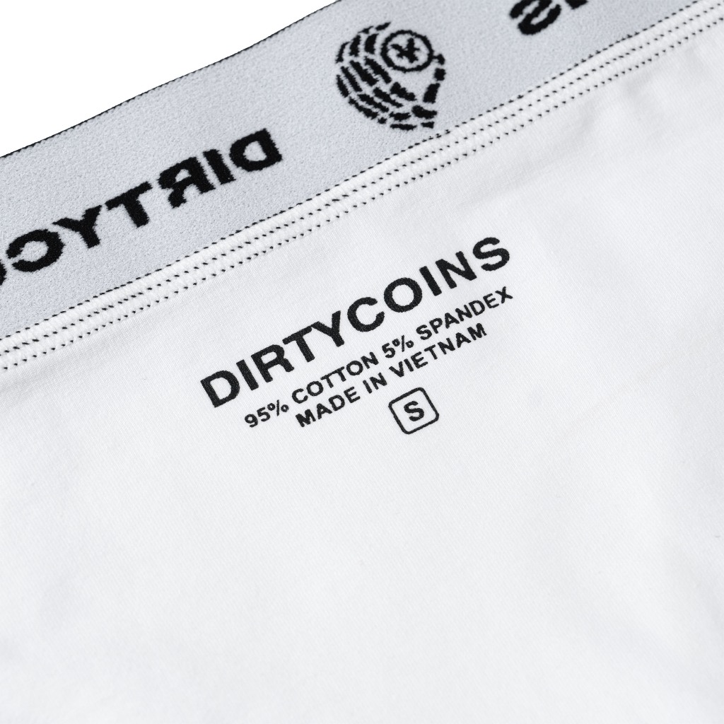 Quần DirtyCoins Logo Women Briefs - White