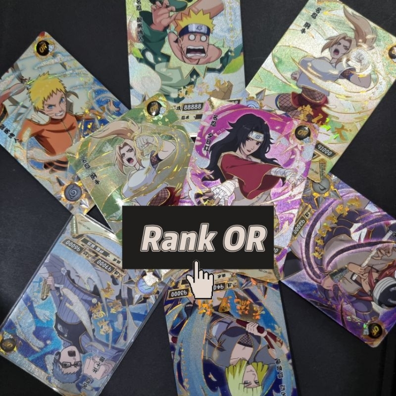 Thẻ Nhân Phẩm NARUTO Rank OR
