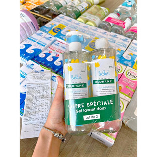 Sữa tắm gội 2 in 1 Klorane bebe Pháp