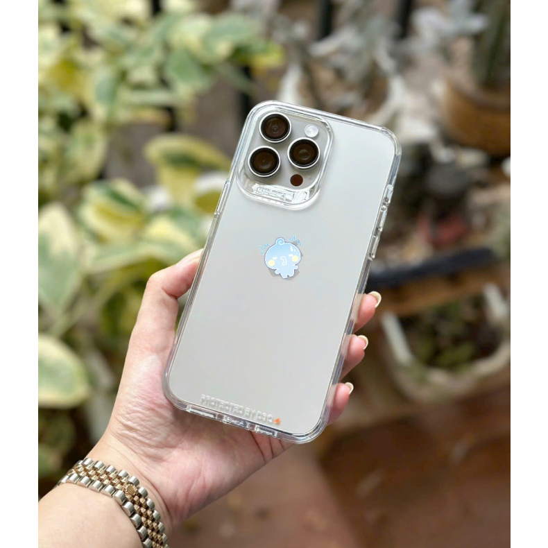 Ốp Gear4 Lưng Kính trong Viền Dẻo chống sốc cho IPhone 14,14 Plus,14 Pro,14 Pro max,13 Pro max,12 Pr