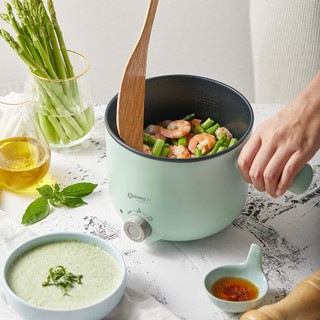 Nồi Điện Đa Năng ArirangLife AL-D12L5 Xanh - Nồi Lẩu Điện Mini- Hàng Chính Hãng- Bảo Hành 12 Tháng