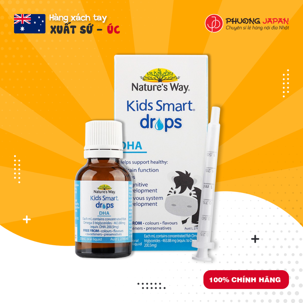 DHA Dạng Giọt Nature's Way Drop (Chai)