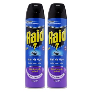 Bình côn trùng, xịt chuyên muỗi Raid chai 600ml