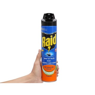 Bình côn trùng, xịt chuyên muỗi Raid chai 600ml ngẫu nhiên