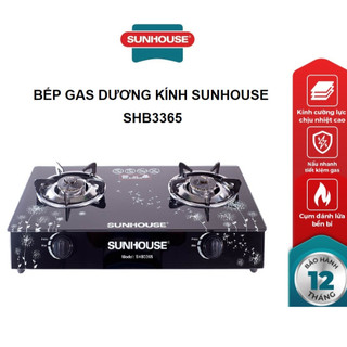 Bếp gas Sunhouse SHB3365MT Mới 100% Van Dây gas tiết kiệm gas - Bảo hành 12 tháng