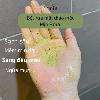 Bột rửa mặt thảo mộc trắng da 100g HandMade