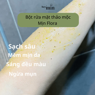 Bột rửa mặt thảo mộc trắng da 100g HandMade
