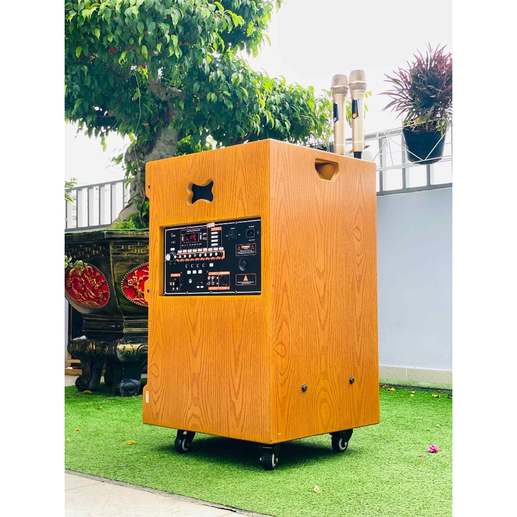 Loa Kéo MTMAX Z1000Pro 3 Đường Tiếng, Bass35 Kèm 2 Micro Không Dây Cao Cấp Bảo Hành 12 Tháng