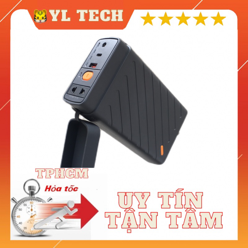 Bộ kích nguồn đa năng Baseus 1600A kiêm Trạm Sạc điện 110V 100W, sạc dự phòng sạc nhanh 65W