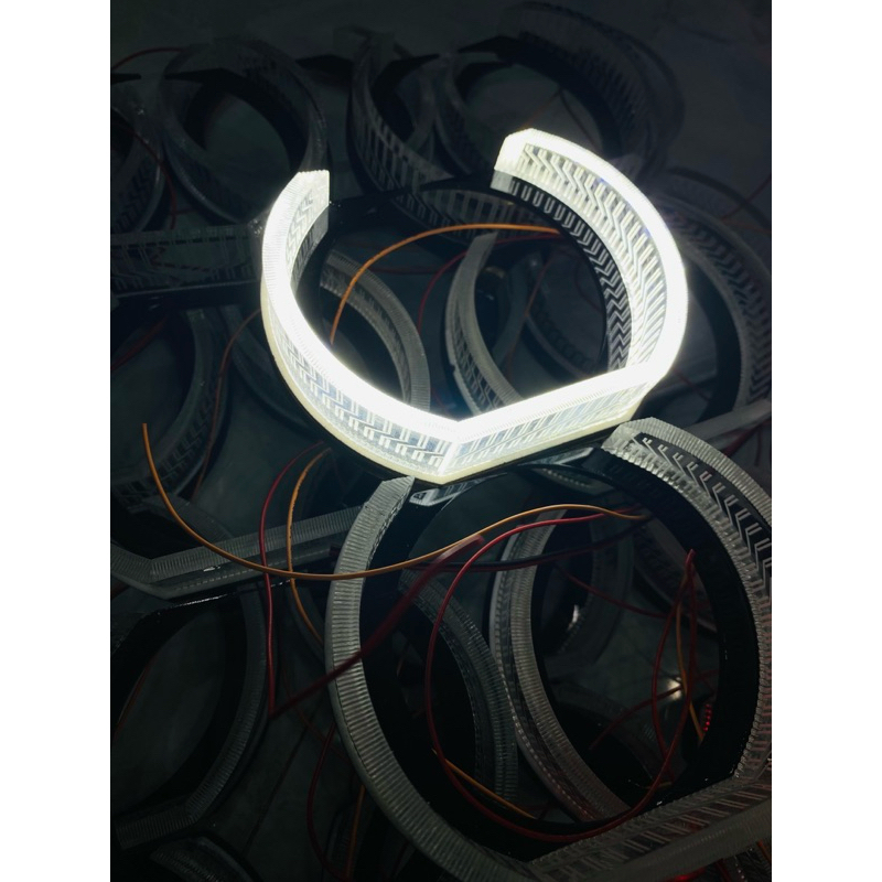 Vòng 3D chữ U dùng lắp bi cầu cho xe máy