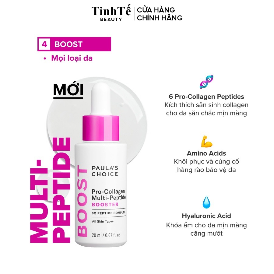 Tinh Chất Làm Căng Mịn Và Săn Chắc Da Paula's Choice Pro-Collagen Multi-Peptide Booster 20ml