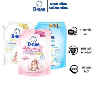 Nước xả vải Dnee Thái Lan Túi 1150ml làm mềm vải nhiều mùi hương cho bé