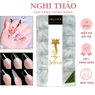 Móng úp tay nhám jeliva b hộp 500 móng