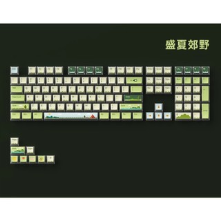 Nút bàn phím keycap akko pudding pbt+pc asa profile 116 nút xuyên led cực đẹp bàn phím cơ