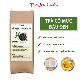Bổ thận mát gan, Trà cỏ mực đậu đen túi lọc, bịch 30 túi lọc - Lãn Ông