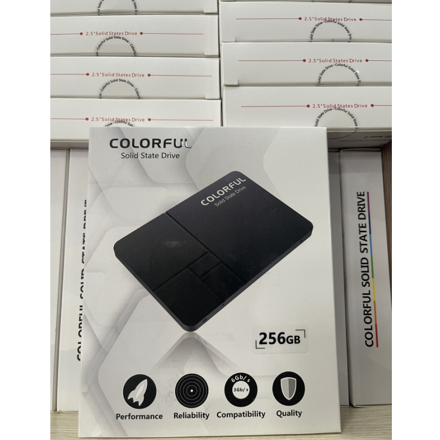 Ổ Cứng SSD Colorful 256gb SL500 2.5 inch Sata III 6Gb/S TLC - Hàng Chính Hãng - BH 3 Năm - Có Xuất VAT
