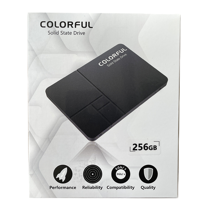 Ổ Cứng SSD Colorful 256gb SL500 2.5 inch Sata III 6Gb/S TLC - Hàng Chính Hãng - BH 3 Năm - Có Xuất VAT