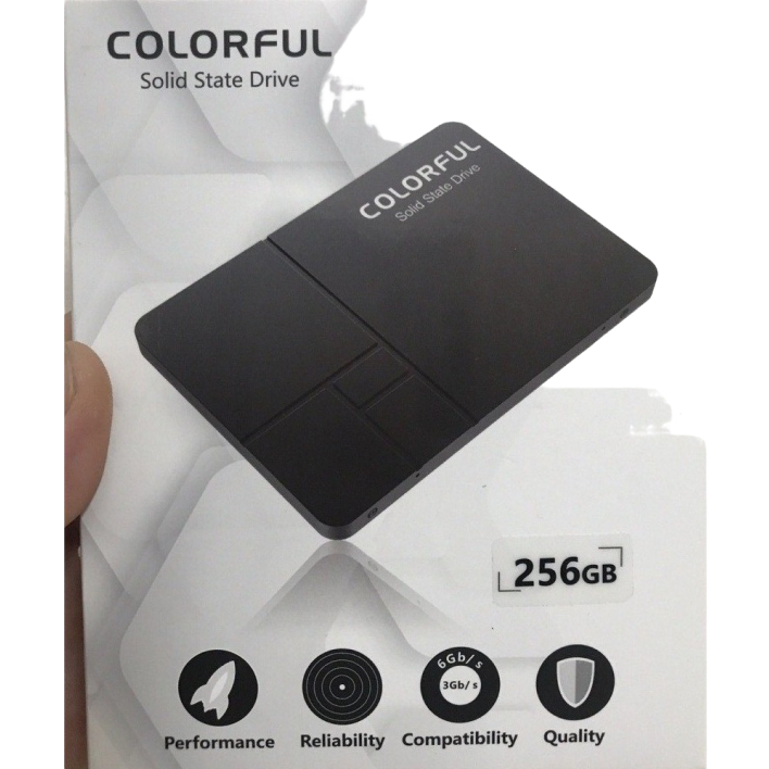 Ổ Cứng SSD Colorful 256gb SL500 2.5 inch Sata III 6Gb/S TLC - Hàng Chính Hãng - BH 3 Năm - Có Xuất VAT