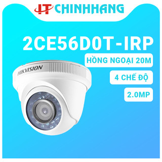Camera HD-TVI Dome hồng ngoại 2.0 Megapixel HIKVISION DS-2CE56D0T-IRP - Hàng Chính Hãng