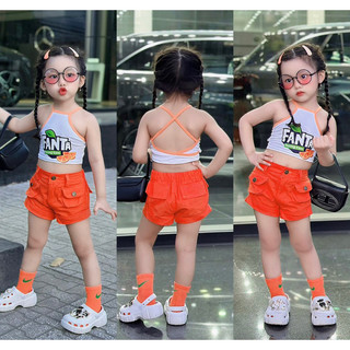 Sét Fanta cam cho bé gái 7-41kg