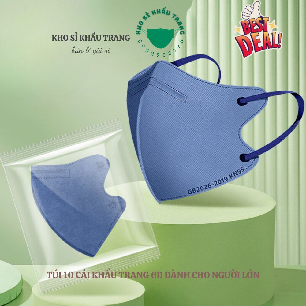 Khẩu trang KN95 túi 10 cái
