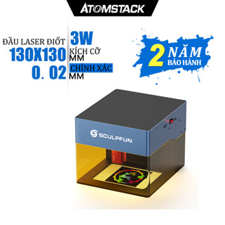 Máy khắc laser mini,máy cắt laser mini SCULPFUN iCube,Gửi cotton lọc và ống kính hoán đổi,Điều khiển qua APP