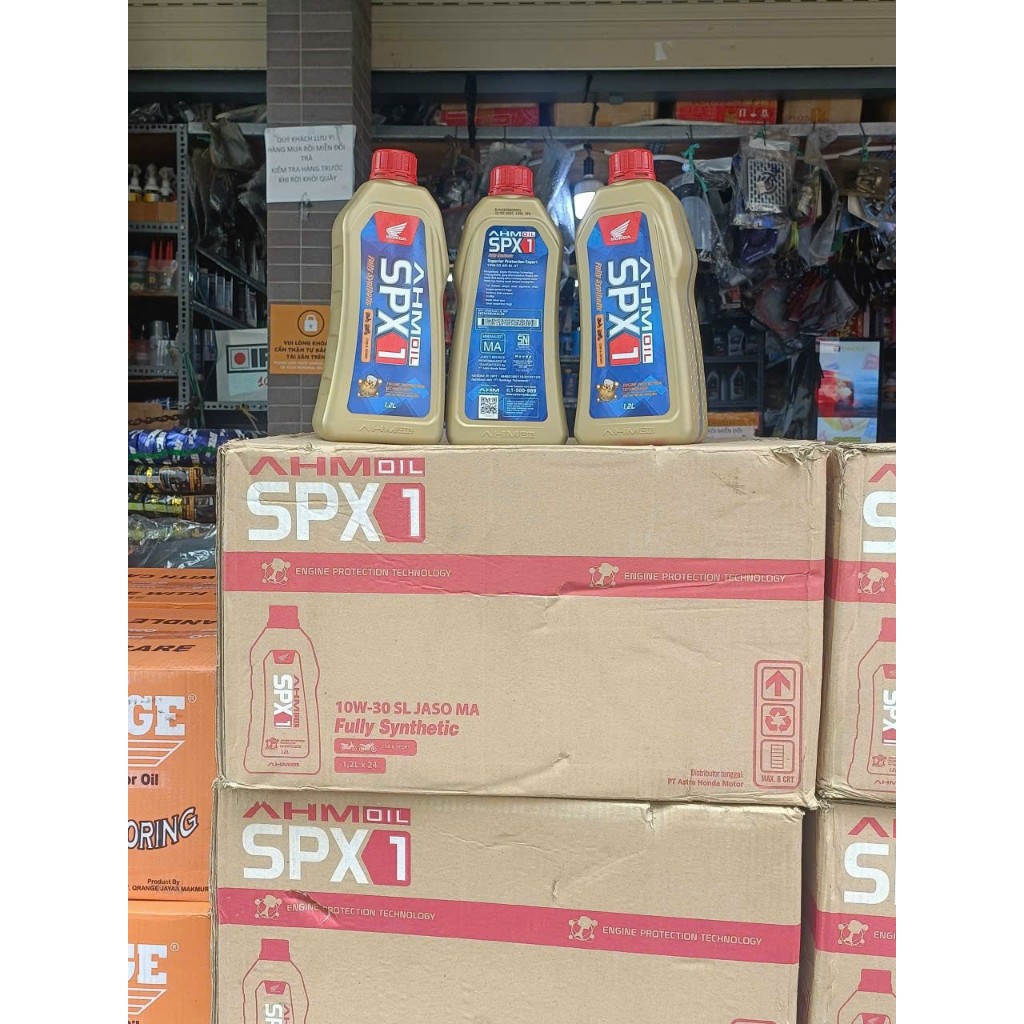NHỚT HONDA SPX1 NHẬP KHẨU INDONESIA 1L2 10W30 DÀNH CHO WINNER 150, WINNER X, SONIC150, CBR CÁC ĐỜI...