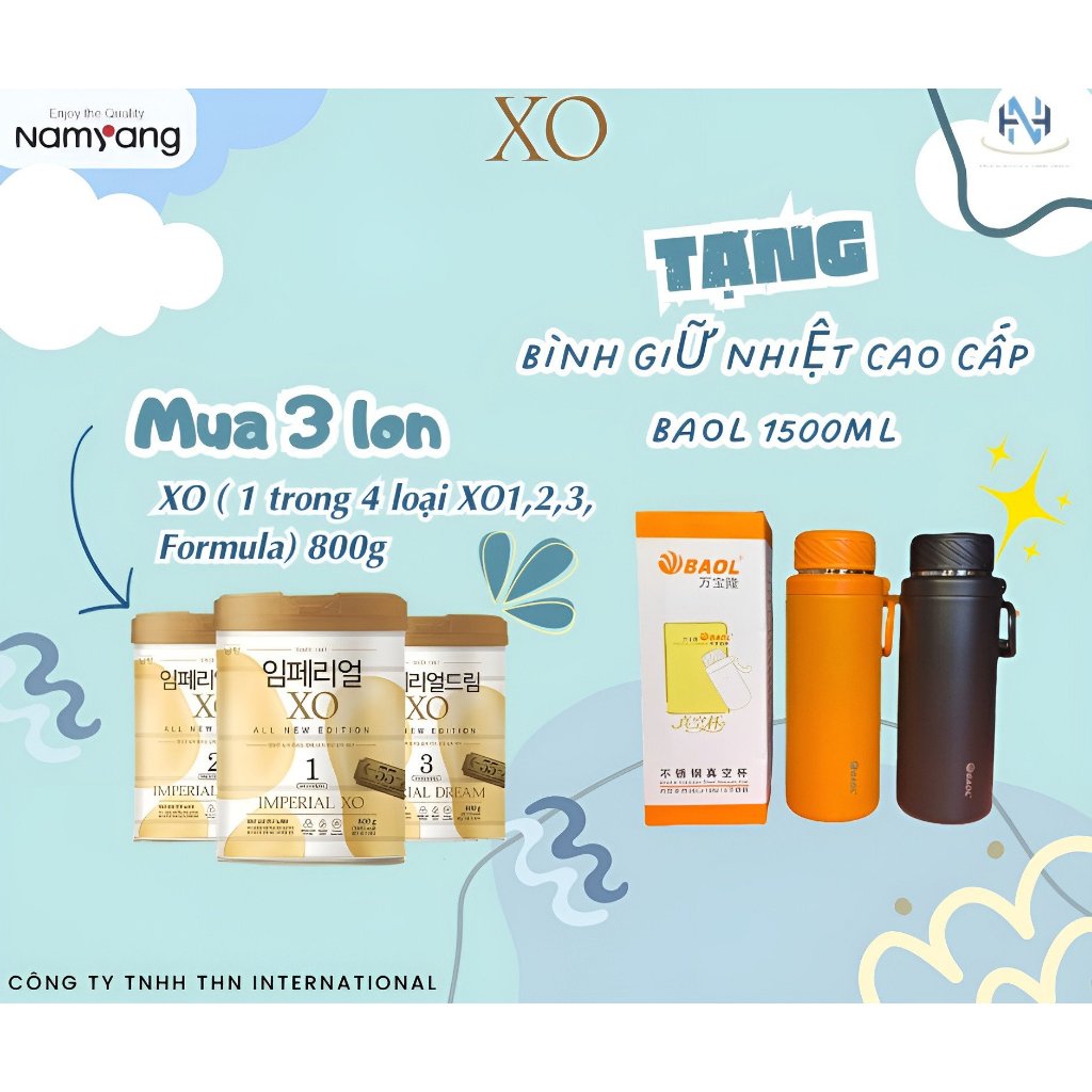 Combo 3 hộp sữa XO - Namyang