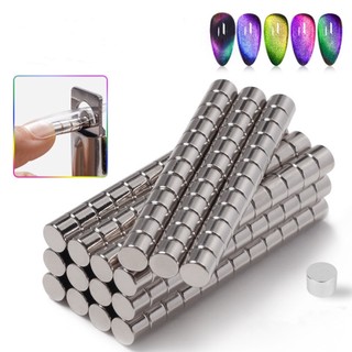 Nam châm hơ mắt mèo và đo móng nail