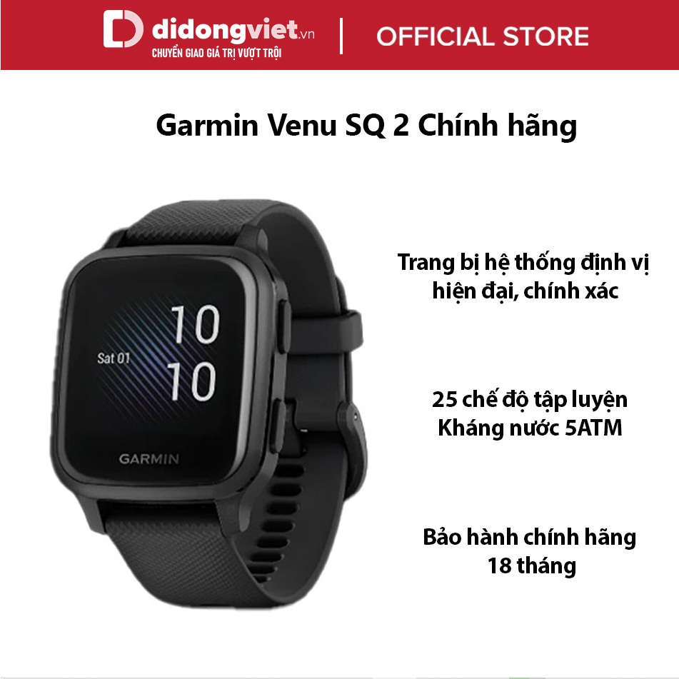 Đồng hồ thông minh Garmin Venu SQ 2 Chính hãng