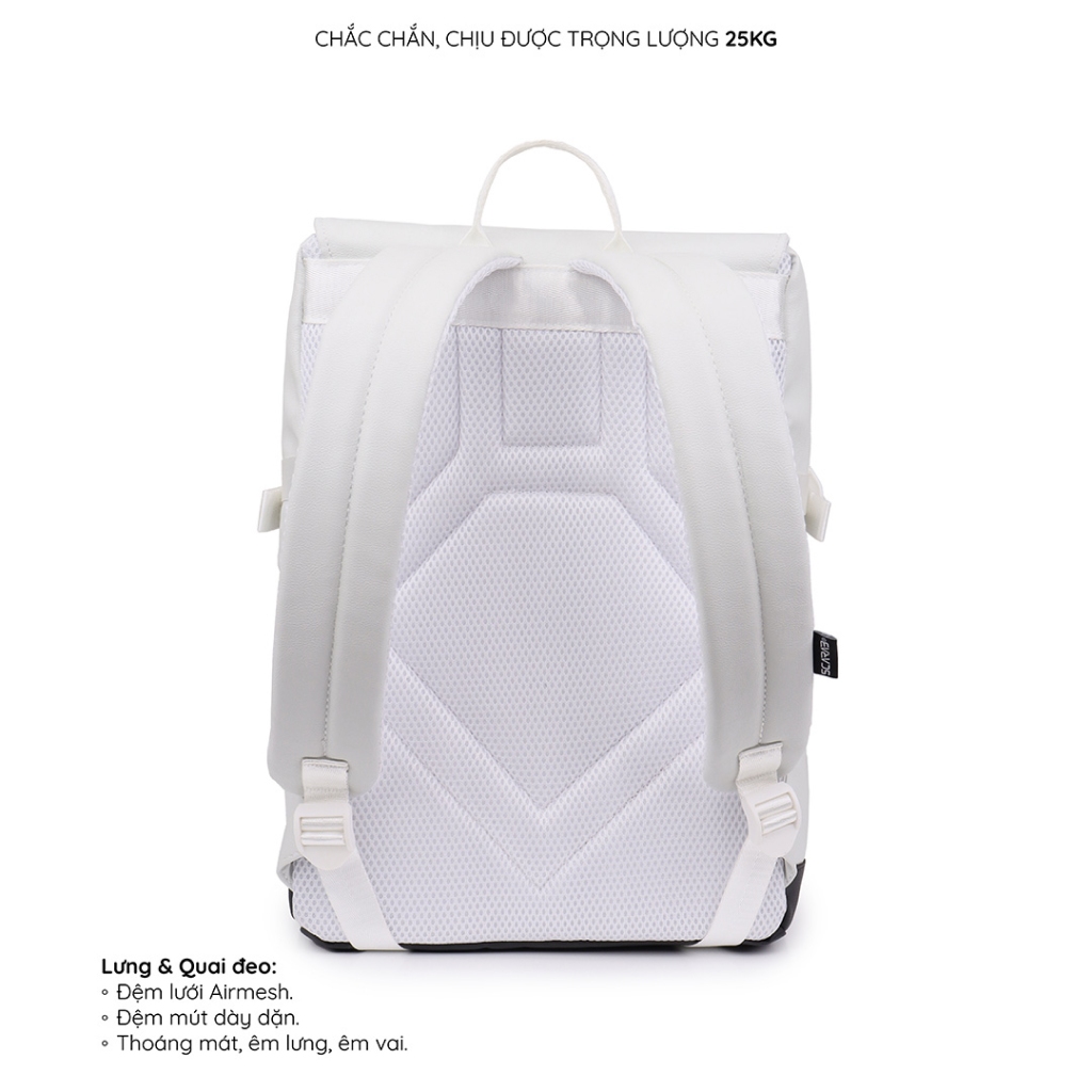 Scarab Urban Backpack Unisex - Balo Da Thời Trang Nam Nữ