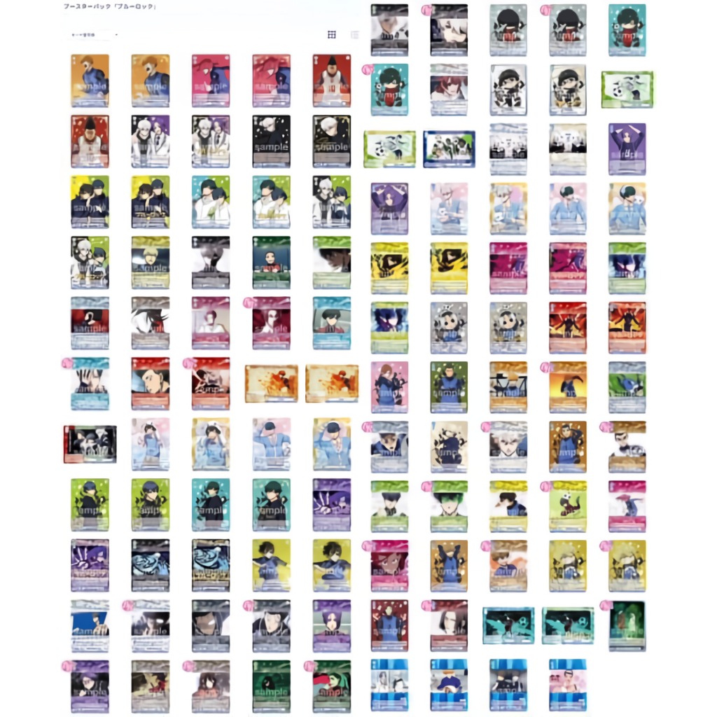 Gói Thẻ Nhân Phẩm Pack Card Blue Lock WSB