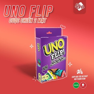 Bộ bài uno flip - bài uno mở rộng, luật chơi hấp dẫn, thẻ bài đồ chơi